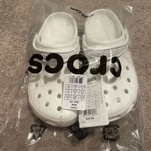 Woman’s White crocs size 10 NWT